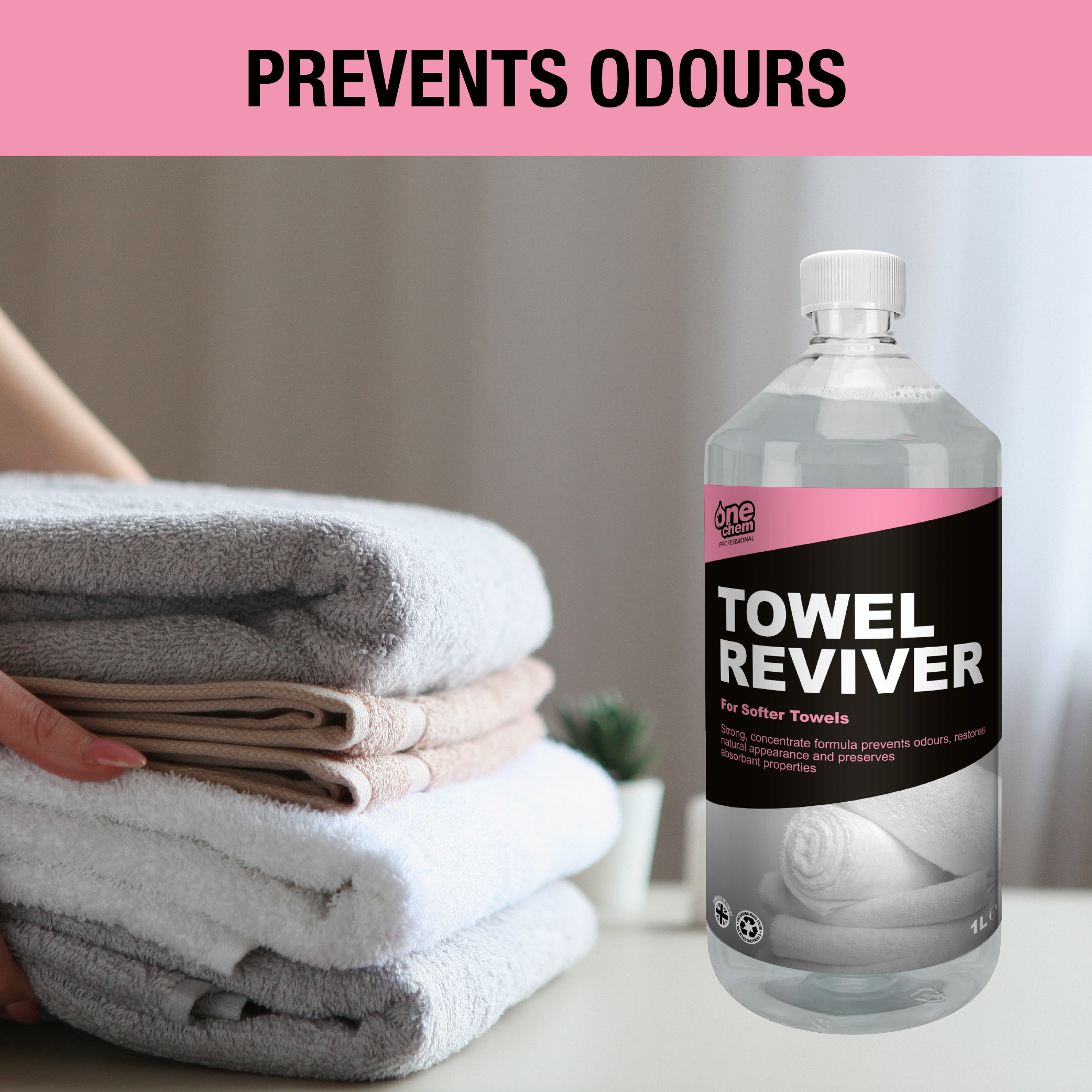 One Chem Professional - Towel Reviver and Softener 1 Litre Concentrate