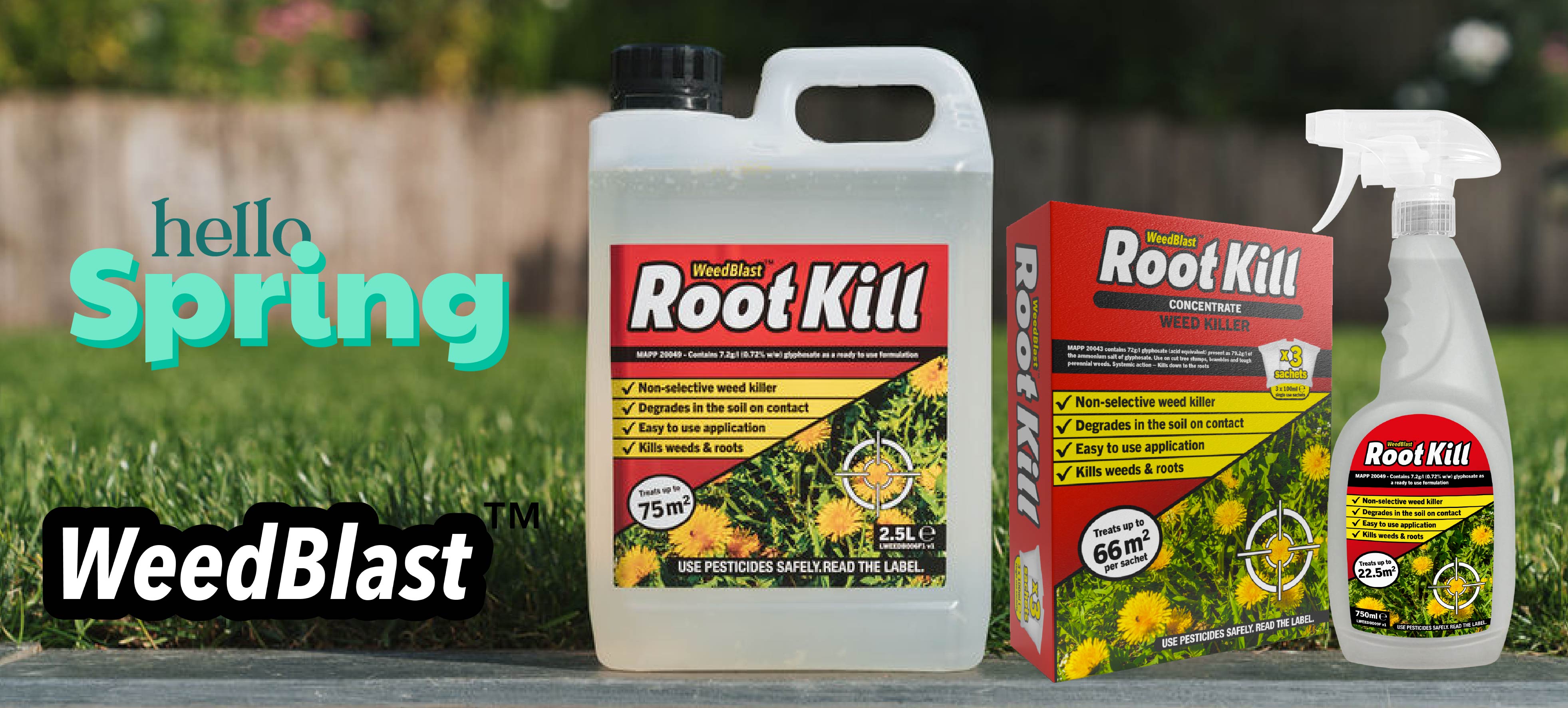 weedblast rootkill weedkiller glyphosate