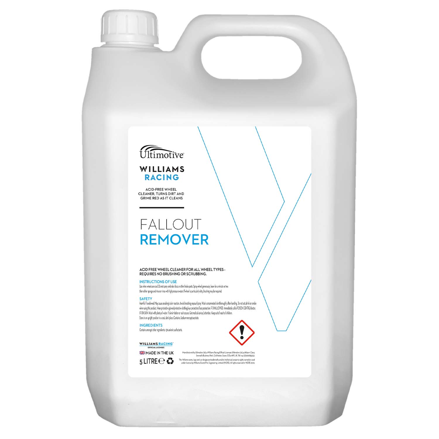 Williams Racing Fallout Remover 5L