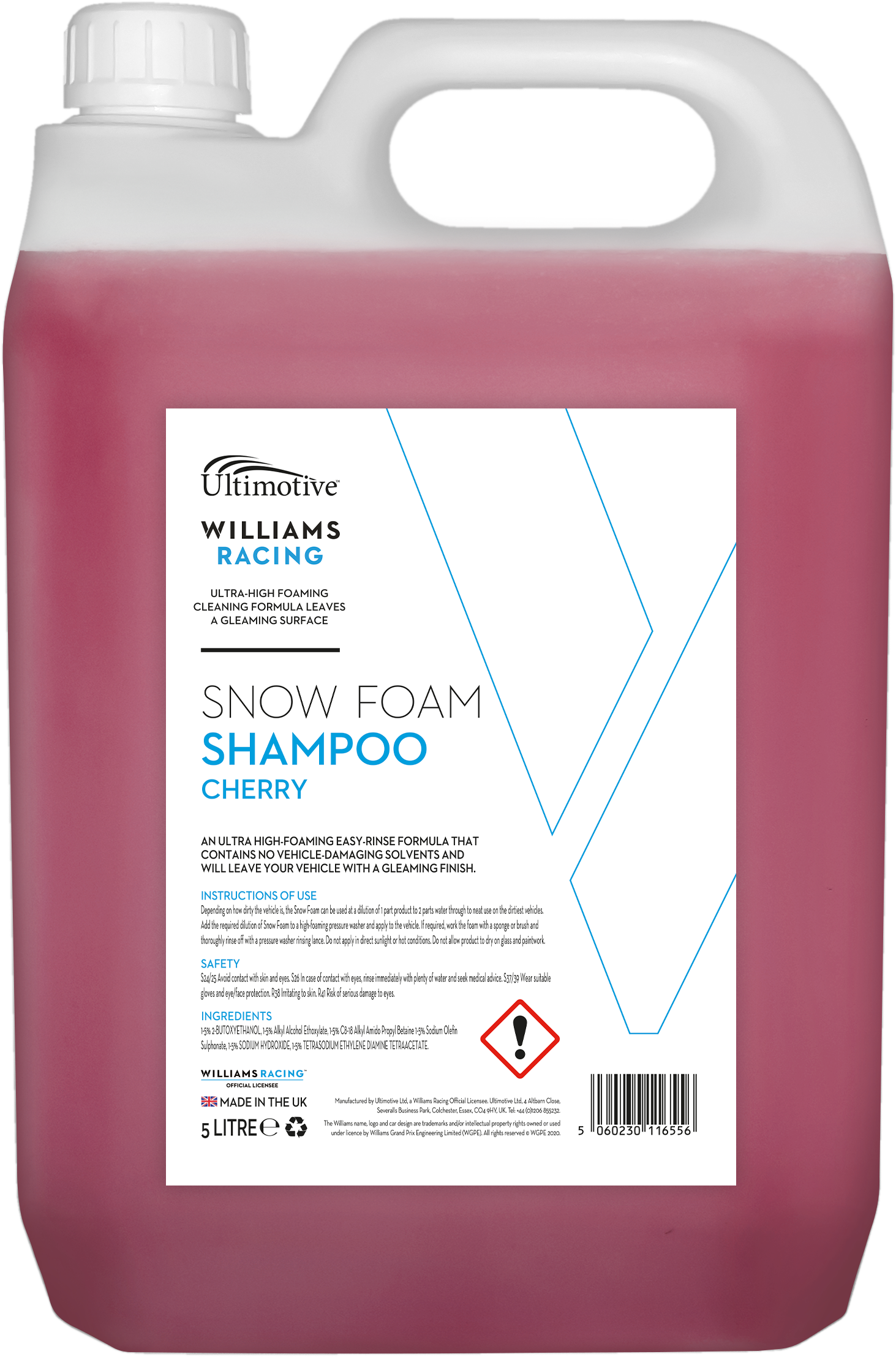 Williams Snow Foam Shampoo Cherry 5L