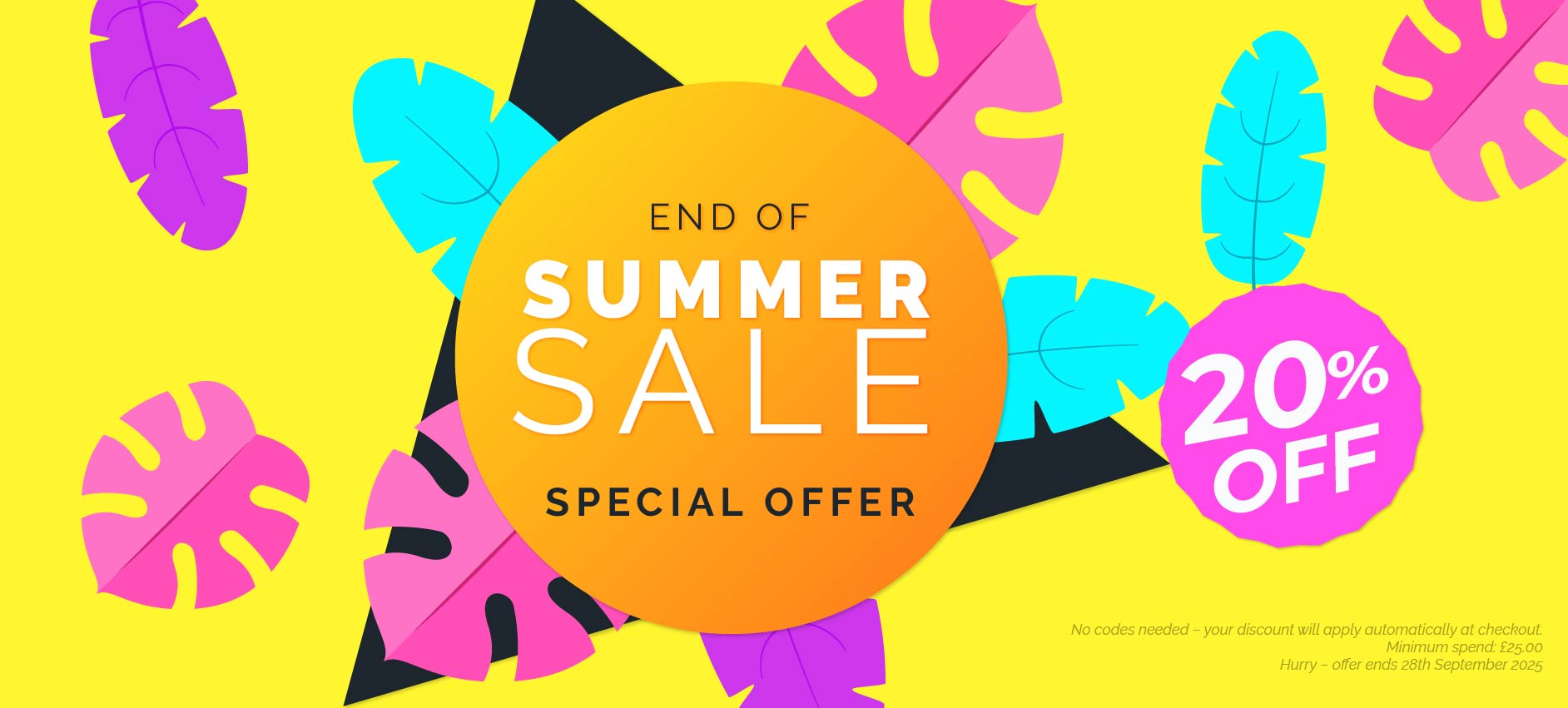 End of Summer Sale offer for household cleaning products