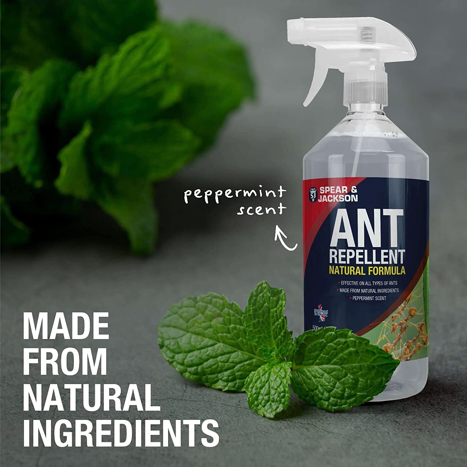Ant Repellent 500ml Peppermint Scent Spear and Jackson