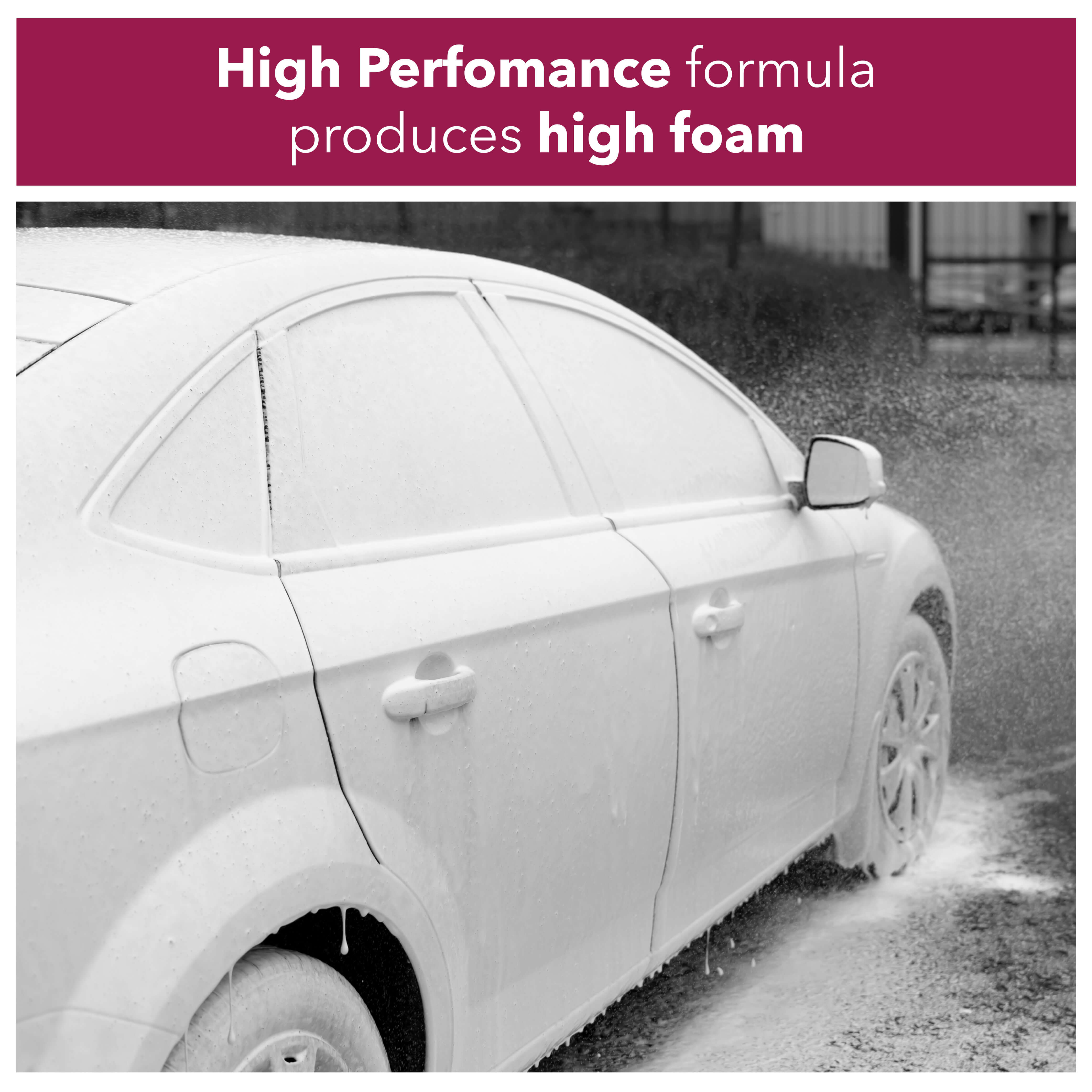 High performance formula produces high foam