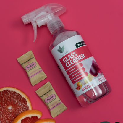 Enviro-Works Glass Cleaner 500ml (with 1 tab)