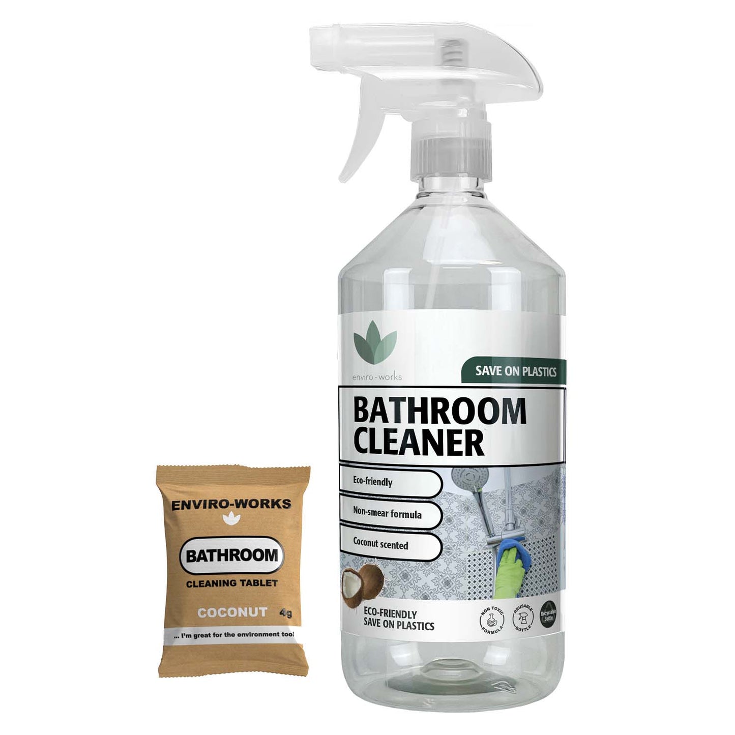 Enviro-Works Bathroom Cleaner 500ml (with 1 tab)