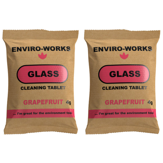 Enviro-Works Glass Cleaning Tabs x2 REFILLS