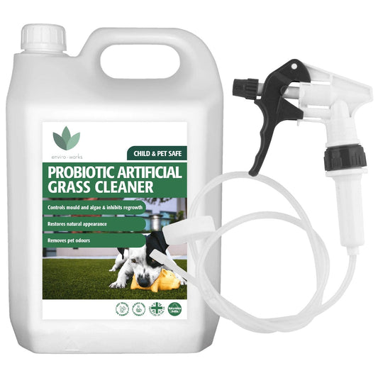 Enviro Works Probiotic Artificial Grass Cleaner 5L (with Long Hose Trigger)