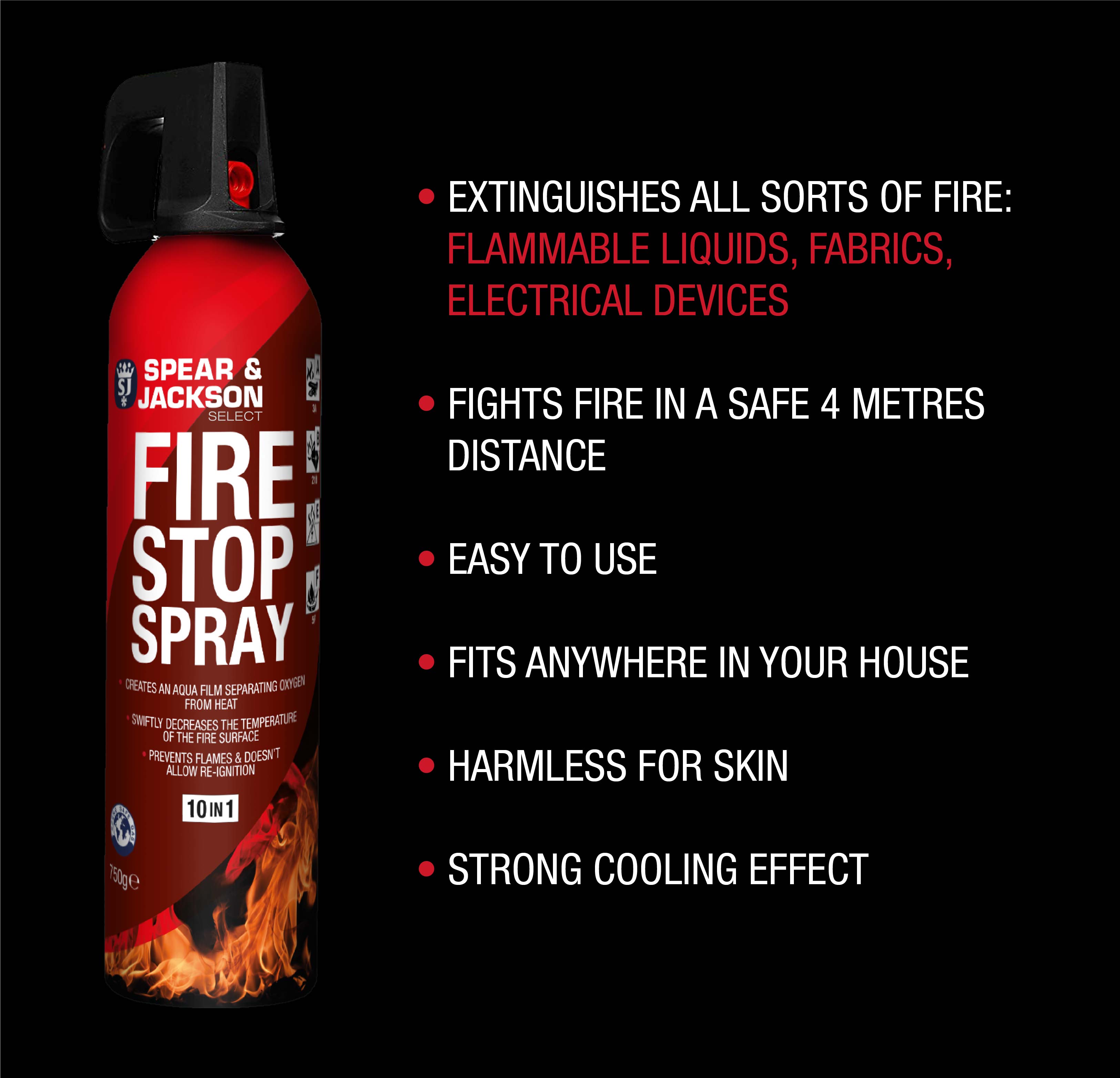 Fire Stop Spray 750g Spear and Jackson