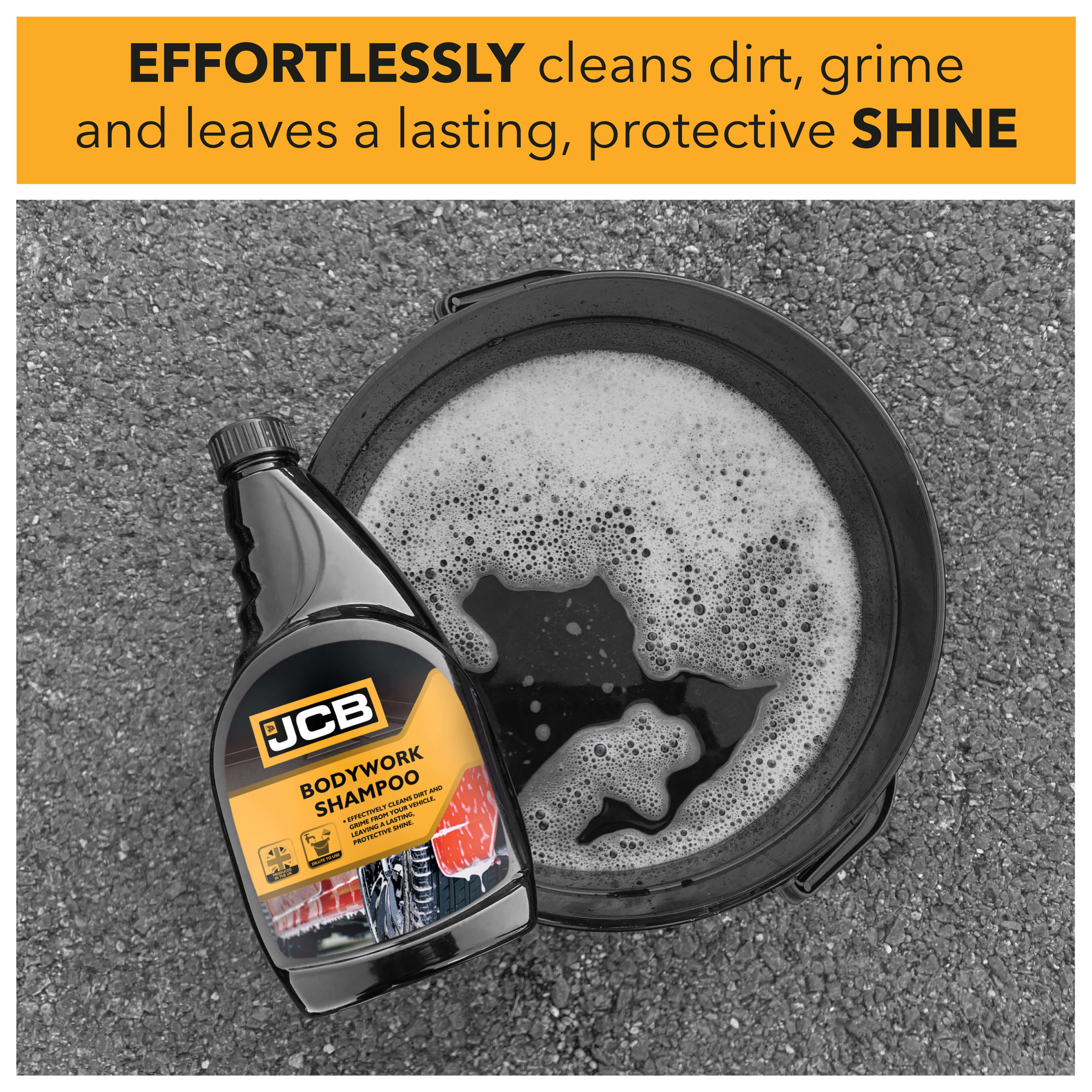 Effortlessly cleans dirt, grime and leaves a lasting, protective shine