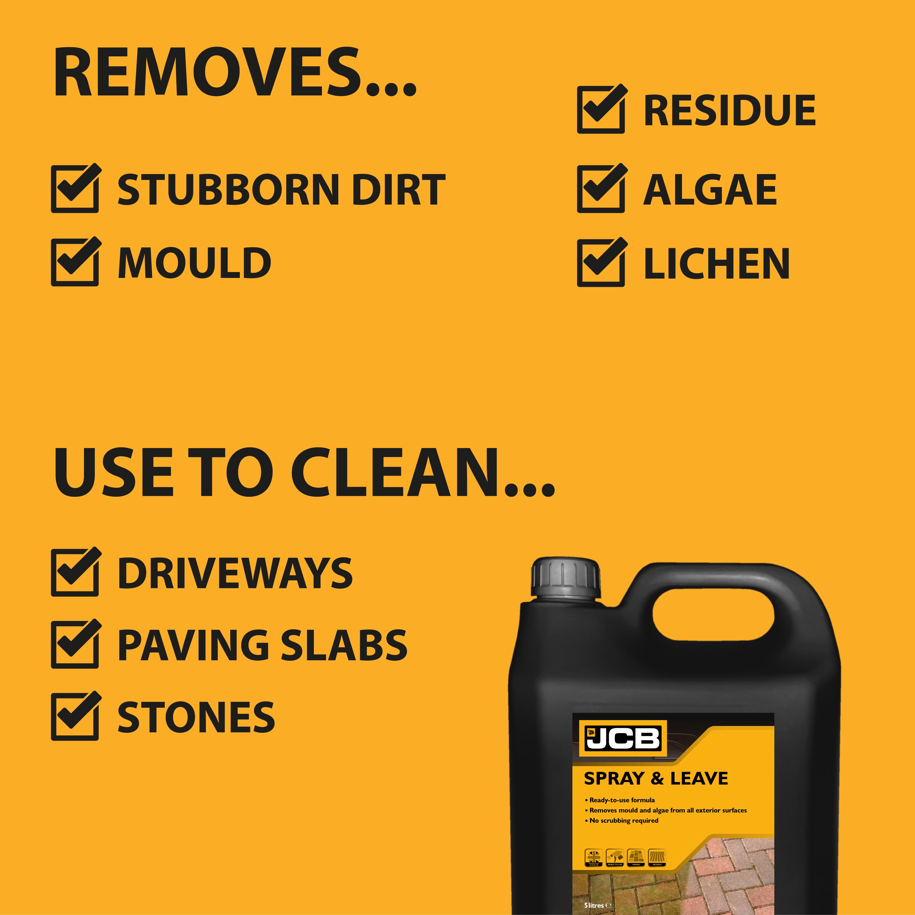 removes grime and use on many surfaces