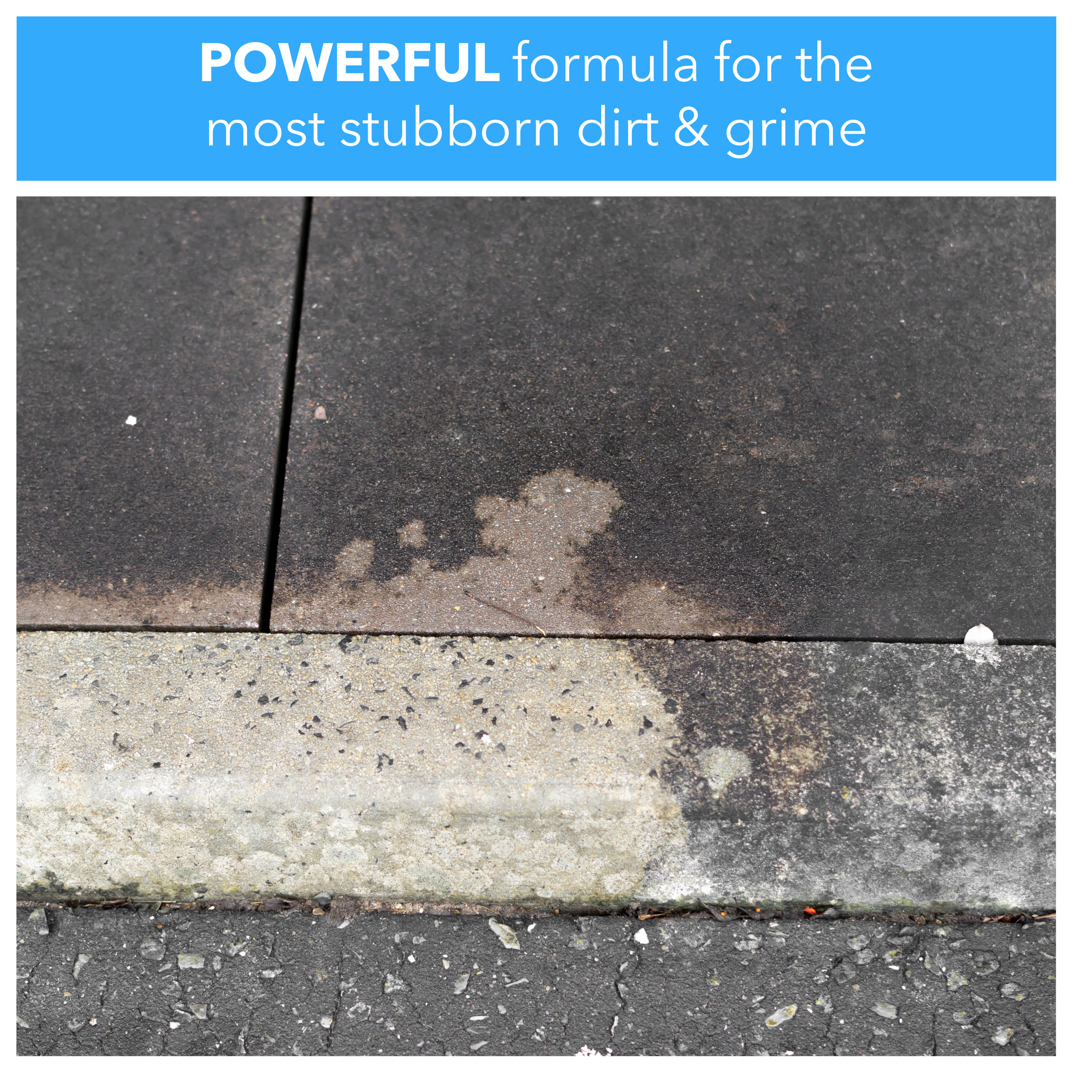 Powerful formula for the most stubborn dirt & grime