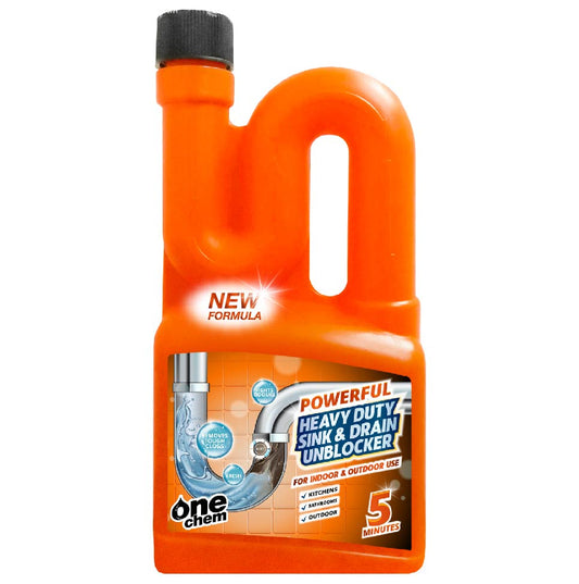 One Chem Heavy Duty Sink and Drain Unblocker 750ml