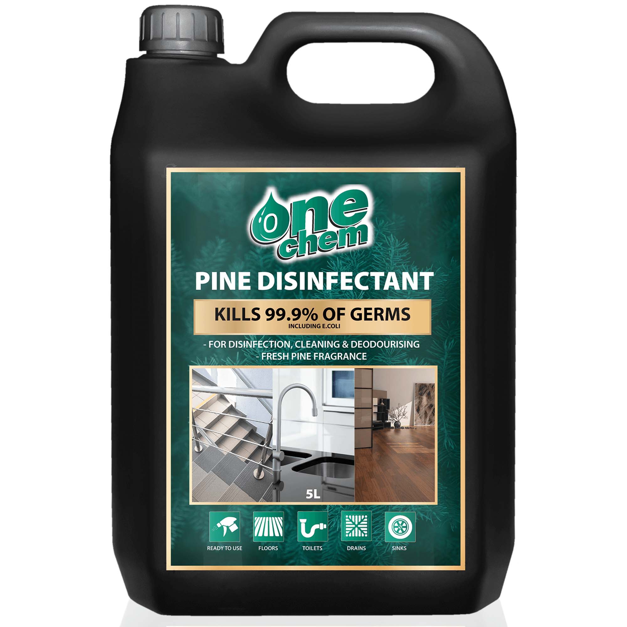 One Chem Pine Disinfectant Concentrate 5L