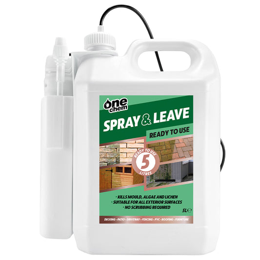 One Chem Spray and Leave 5 Litre Ready To Use with Battery Sprayer