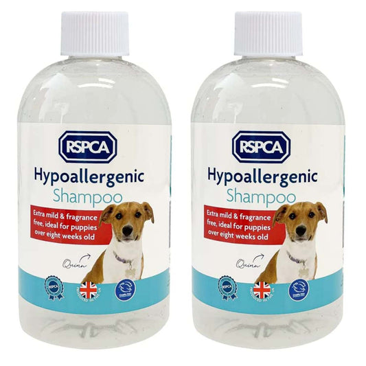 RSPCA Hypoallergenic Dog Shampoo 2x500ml