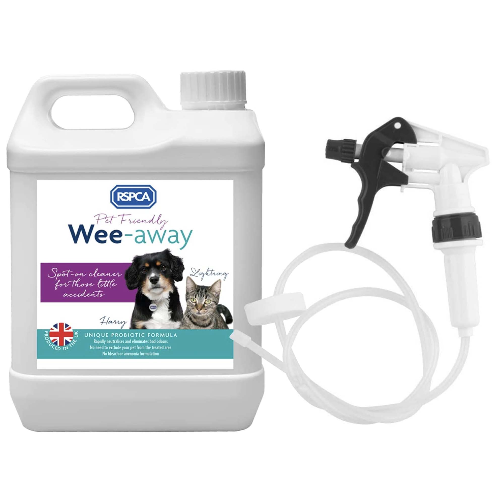 RSPCA Wee Away 2.5L (with Long Hose Trigger)