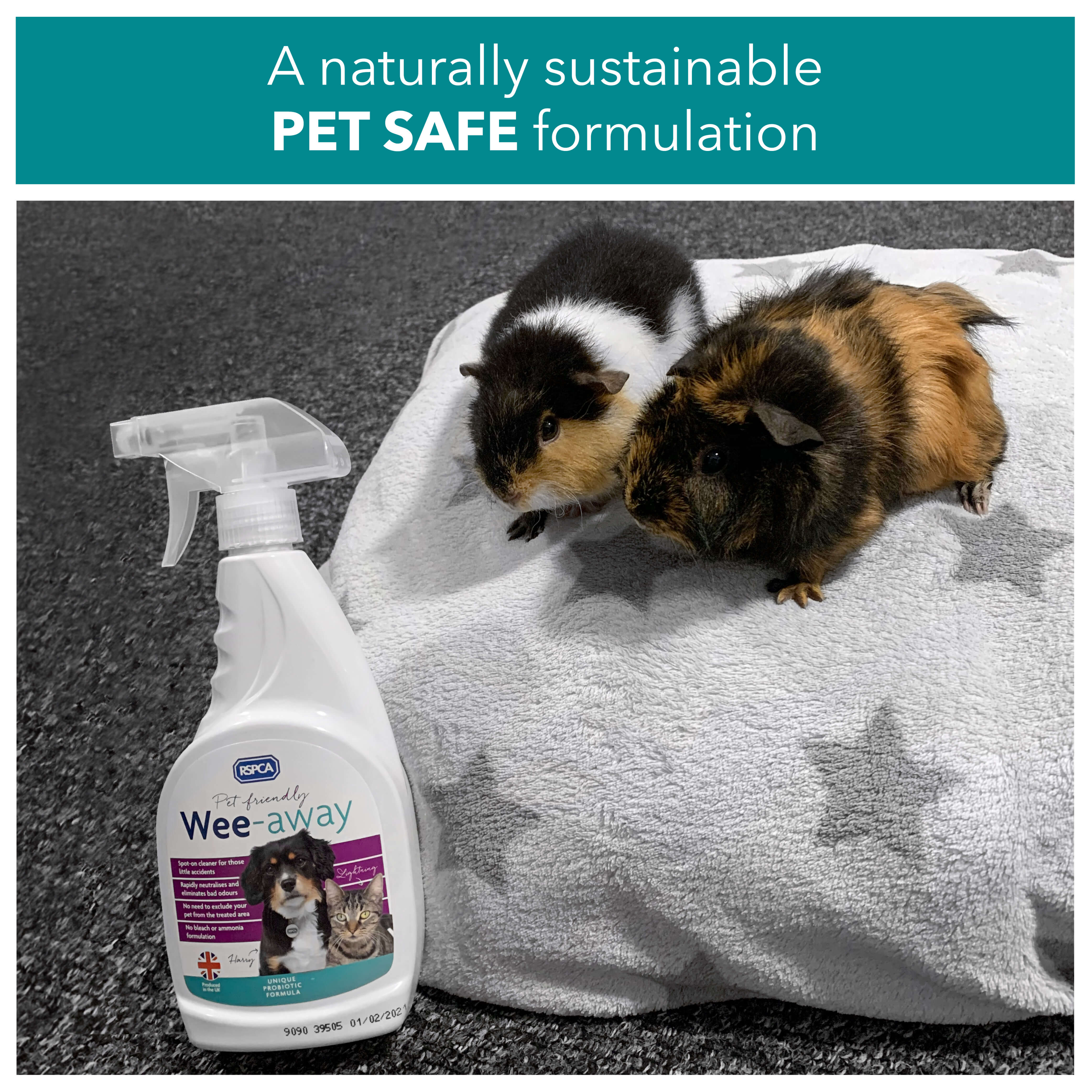 A naturally sustainable pet safe formulation