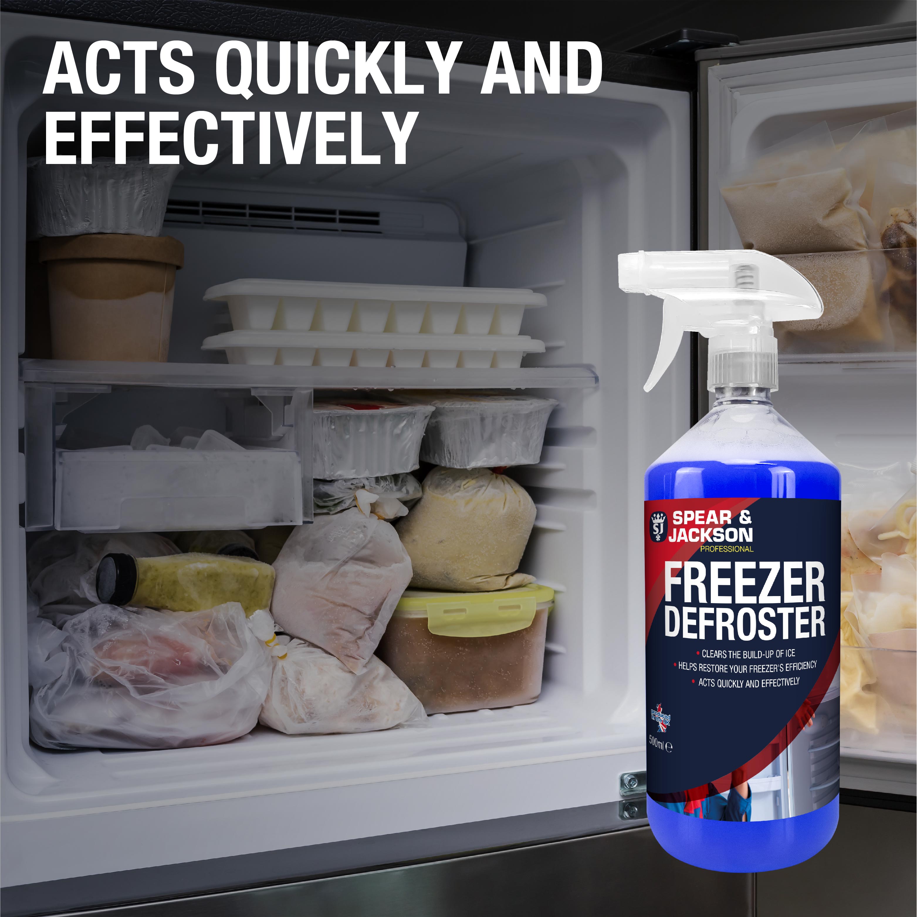 Spear and Jackson Freezer Defroster 2 x 500ml