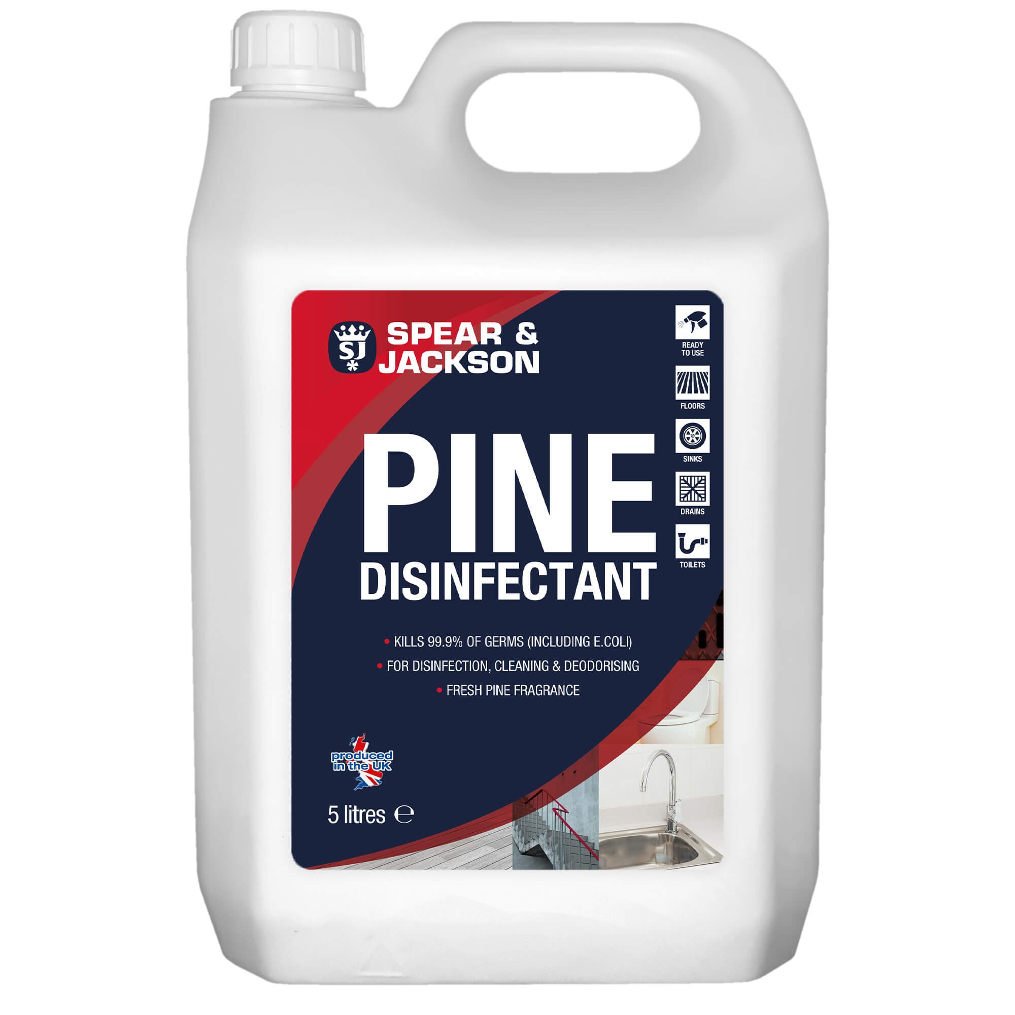 S&J Pine Disinfectant Concentrate 5L