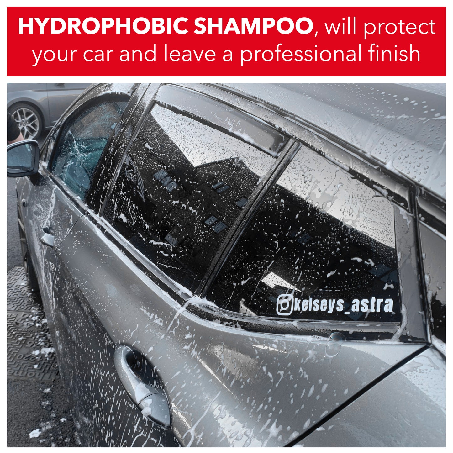 hydrophobic shampoo will protect your car and leave a professional finish