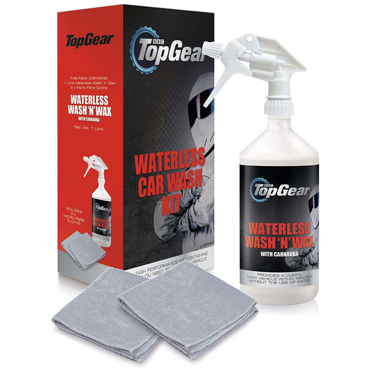 Top Gear Waterless Wash & Wax Cleaning Kit