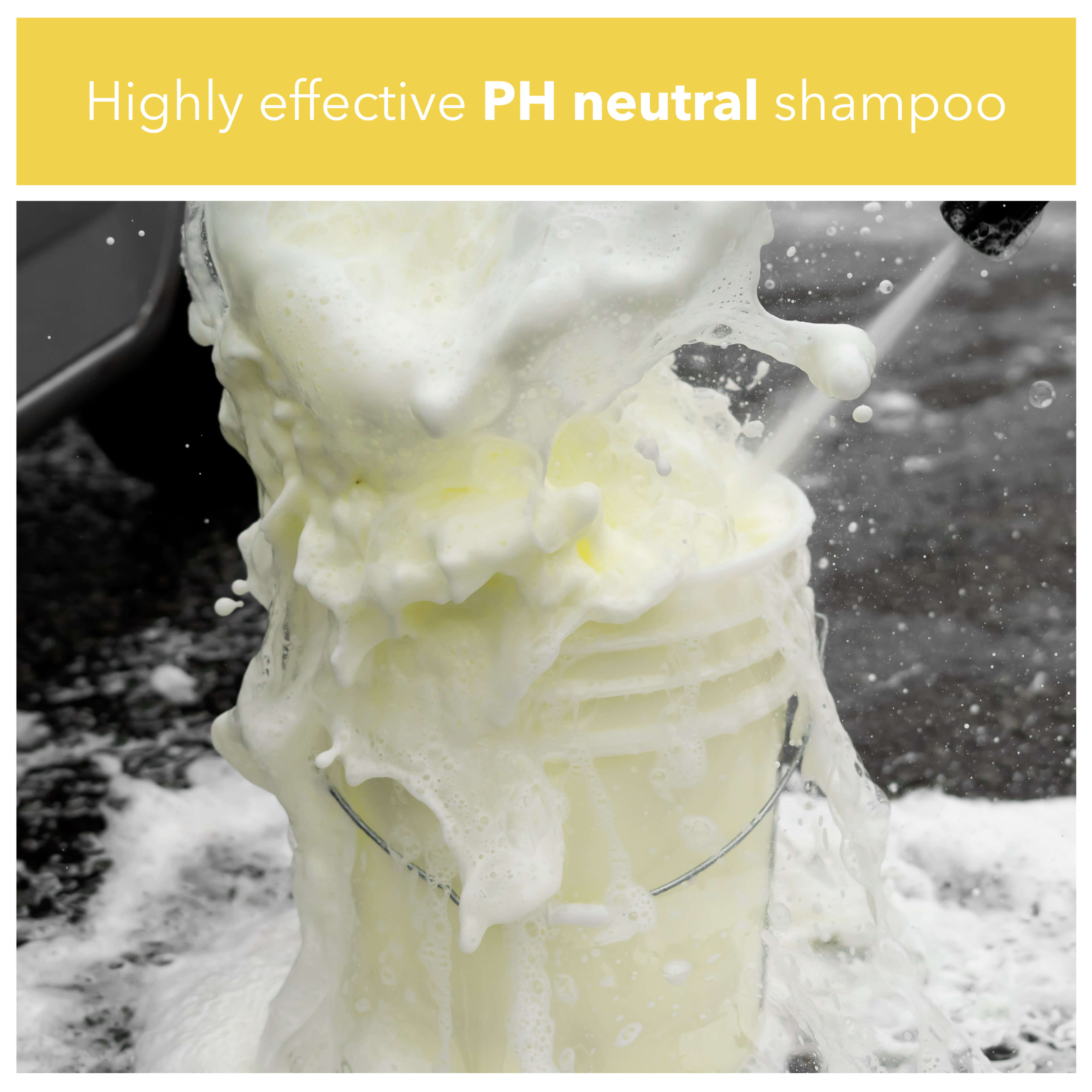 Highly effective PH neutral shampoo