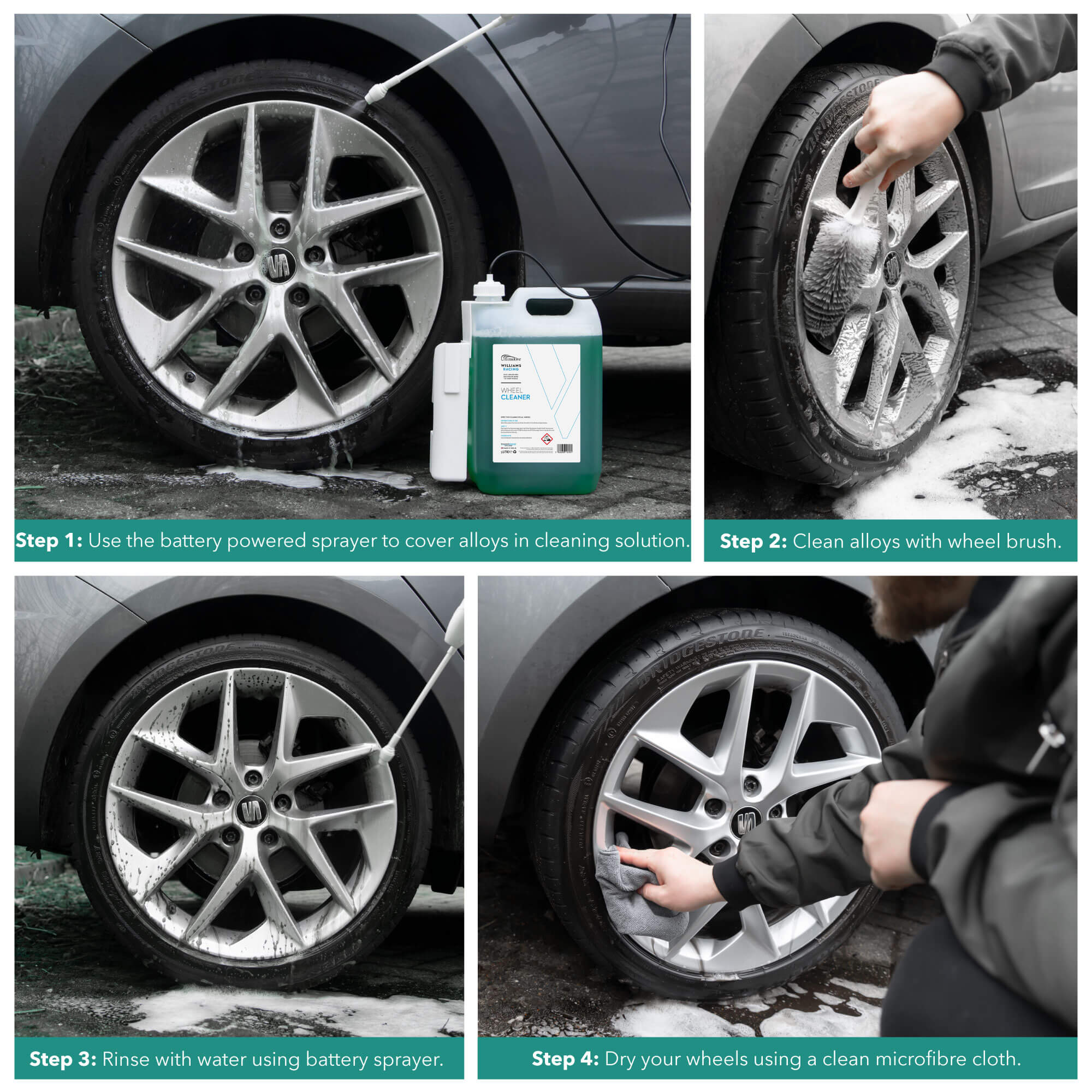 How to use Williams Wheel Cleaner
